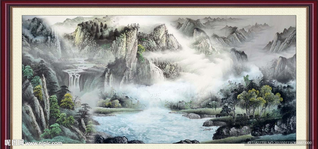 山水国画