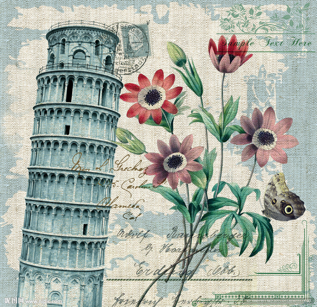 欧美风格油画 装饰画