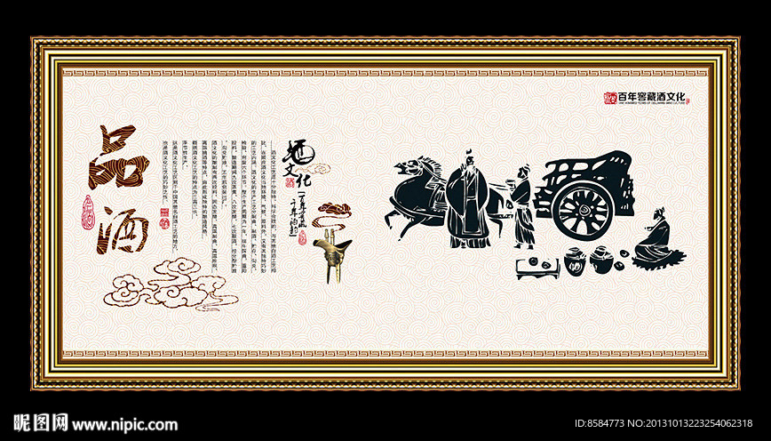 酒文化展板