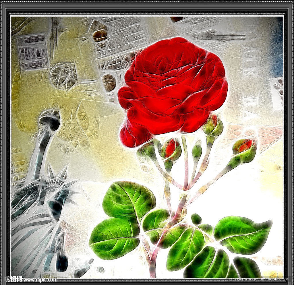 装饰画 金属画