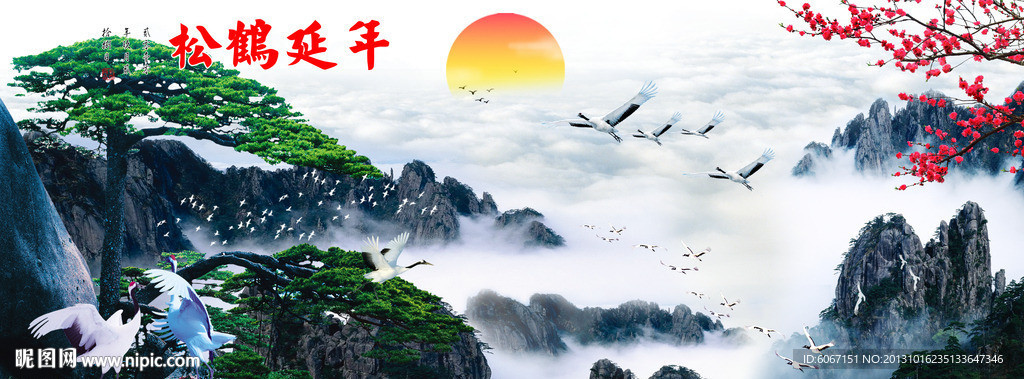 黄山迎客松
