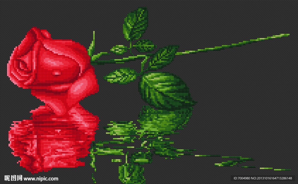 十字绣源文件钻石画