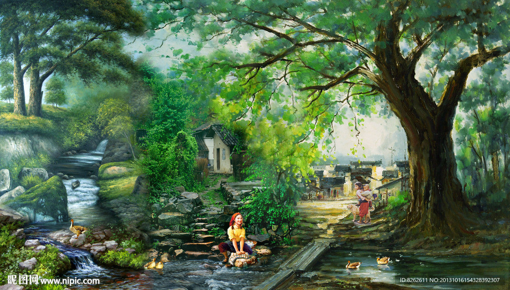 油画
