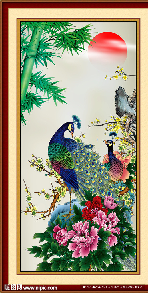 孔雀 孔雀图