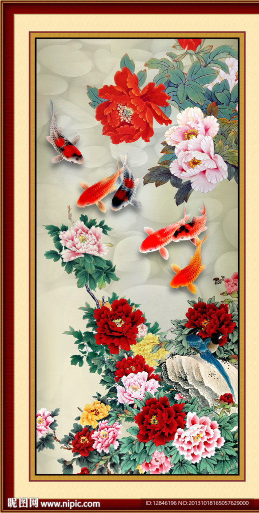 国画牡丹