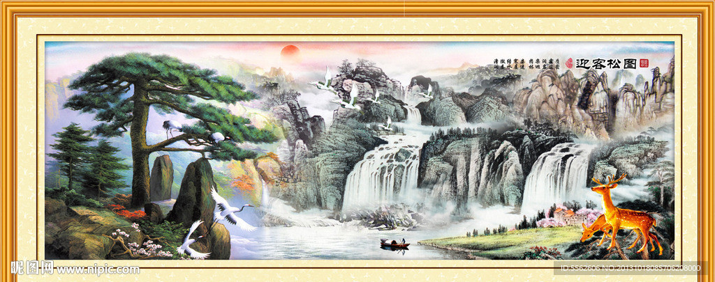 黄山迎客松