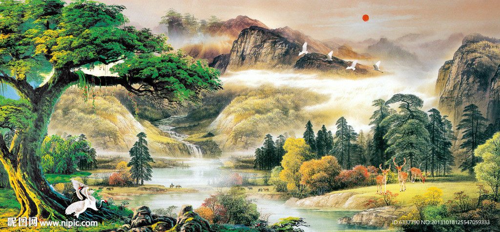 黄山迎客松