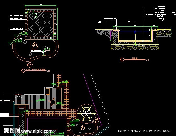 水池亭子休息平台施工