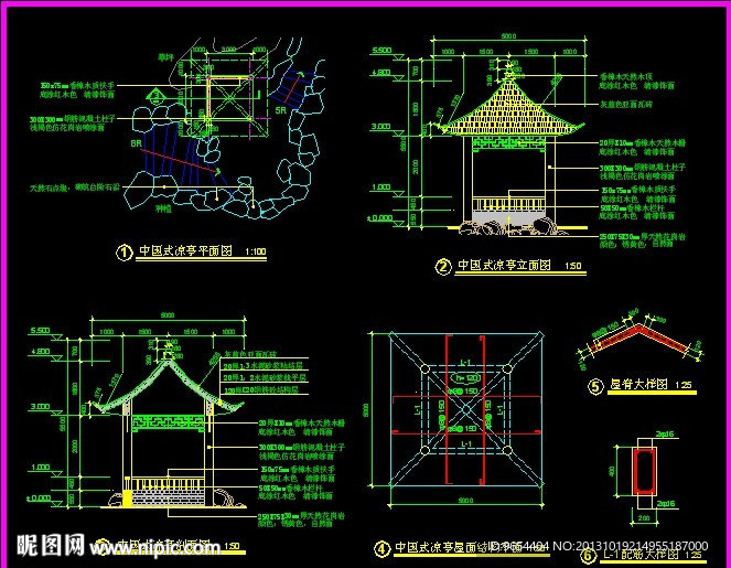 福建中国式凉亭施工详