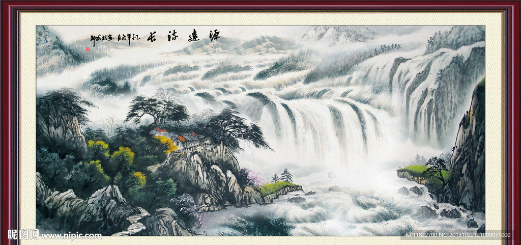 巨幅山水画
