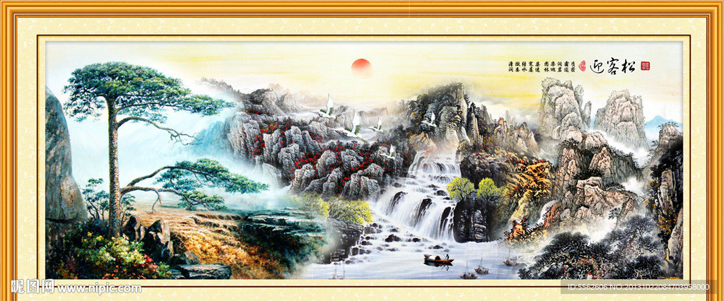黄山迎客松