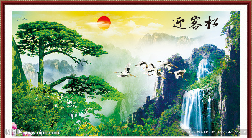 黄山迎客松