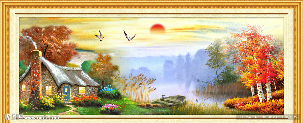 欧式油画