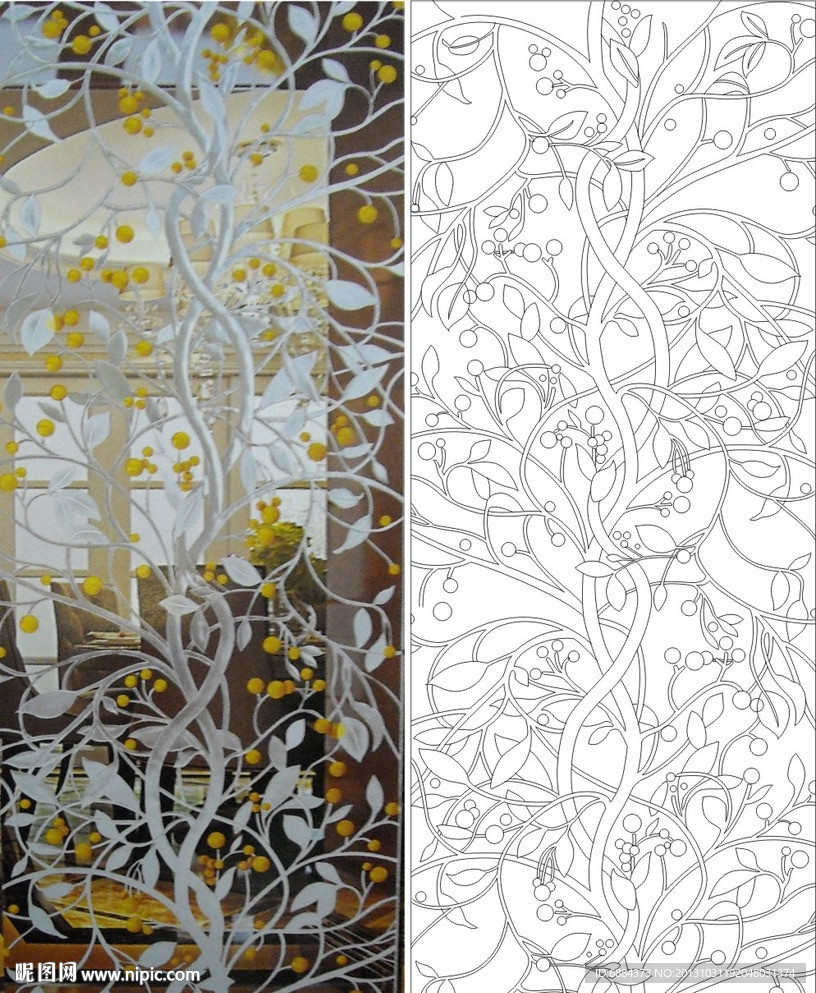 树 抽象树 花