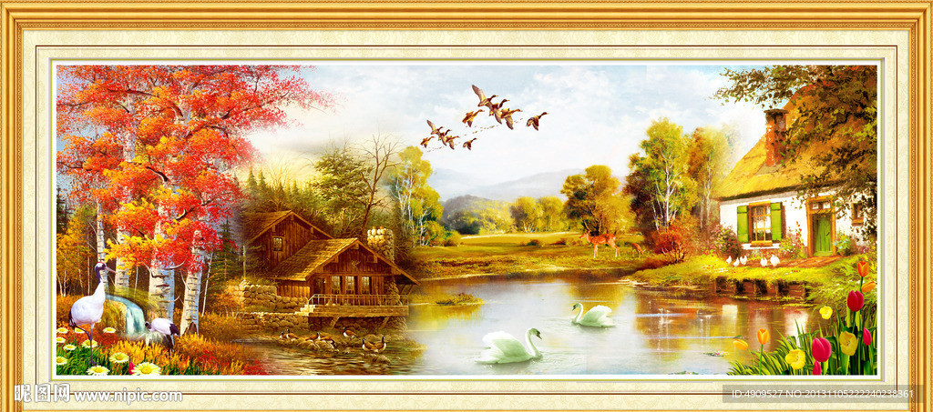 山水风景画