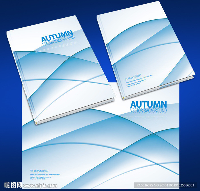 白色简洁线条科技封面