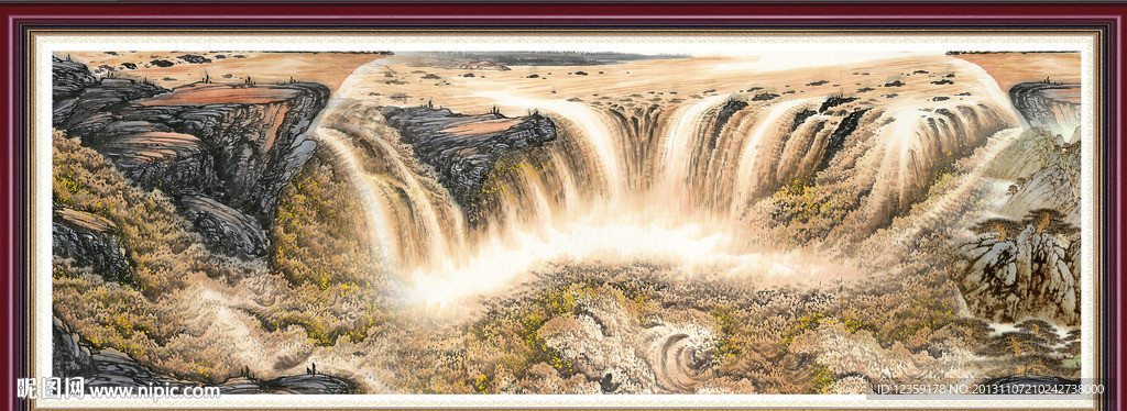 水墨山水画