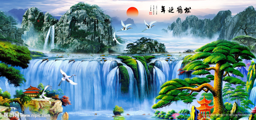 黄山迎客松