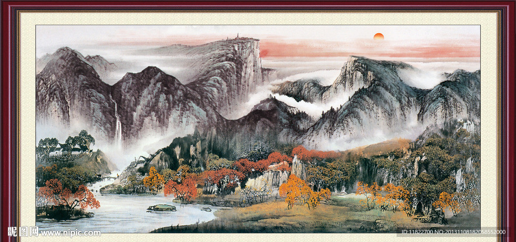 山水风景画