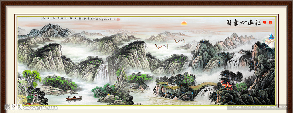 客厅挂画