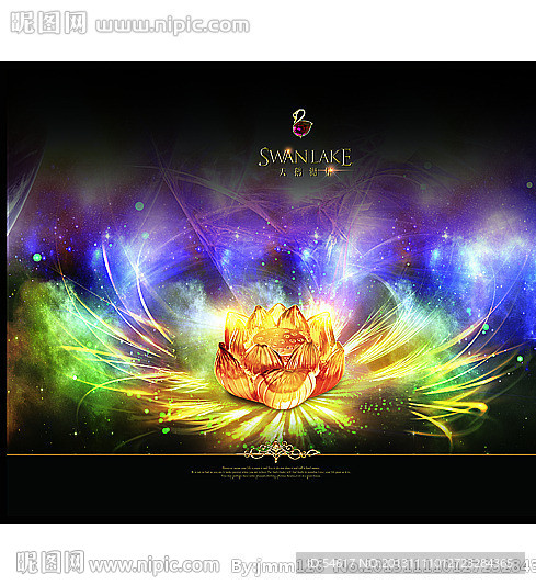 水晶莲花海报