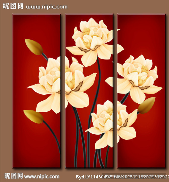 无框画