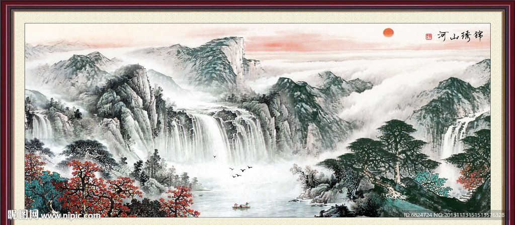 国画山水画