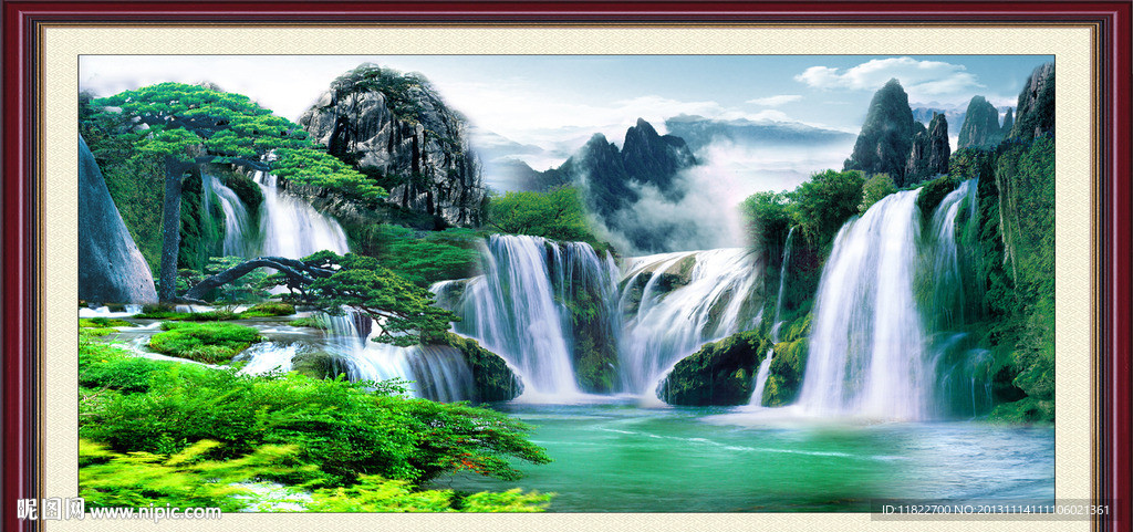 山水风景画
