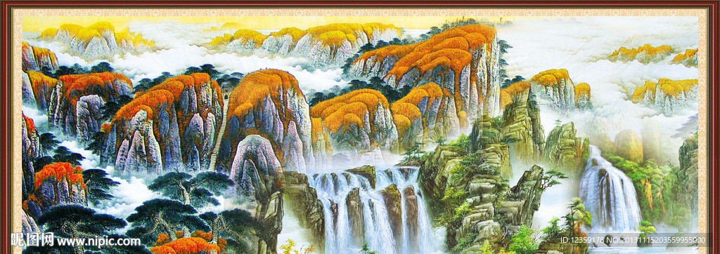 国画山水