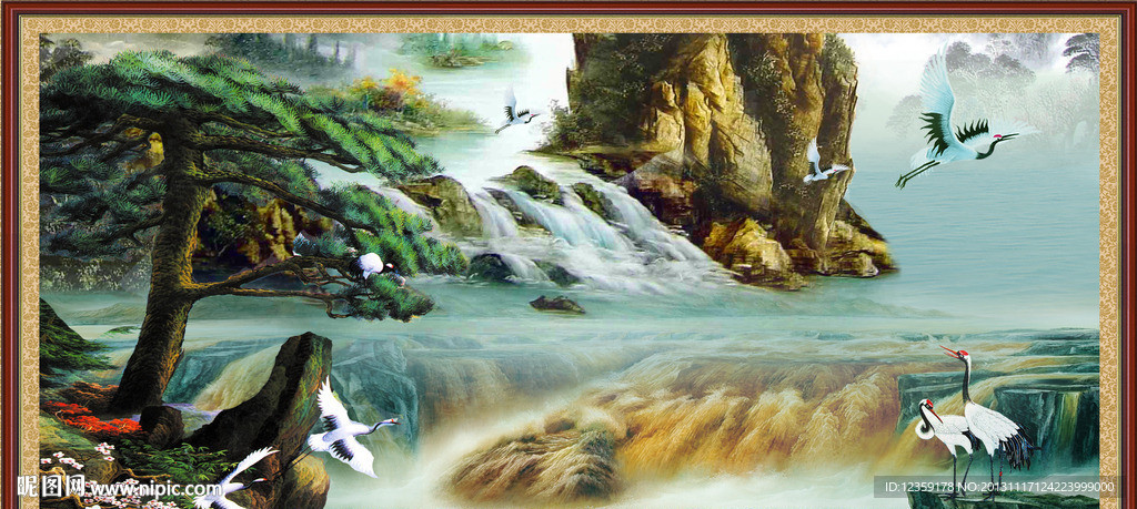 山水风景画