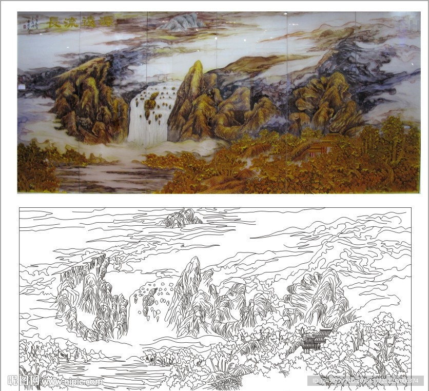 山水画
