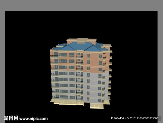 3dmax建筑高层模