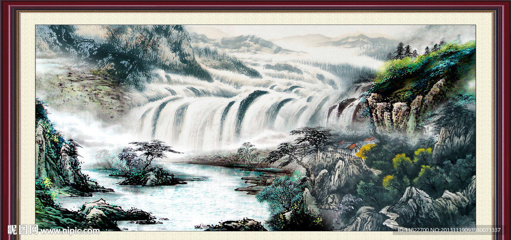 山水国画