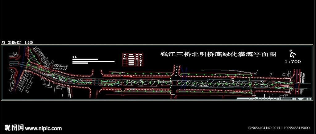 钱江三桥桥底绿化灌溉