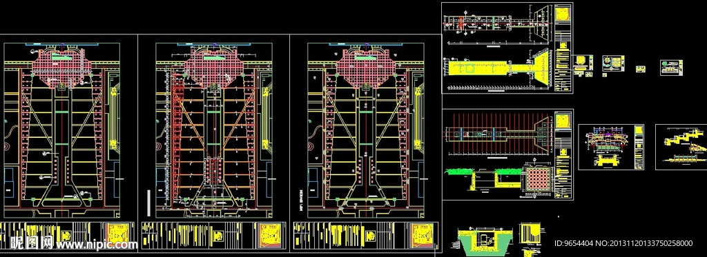 区域铺地总平面布置
