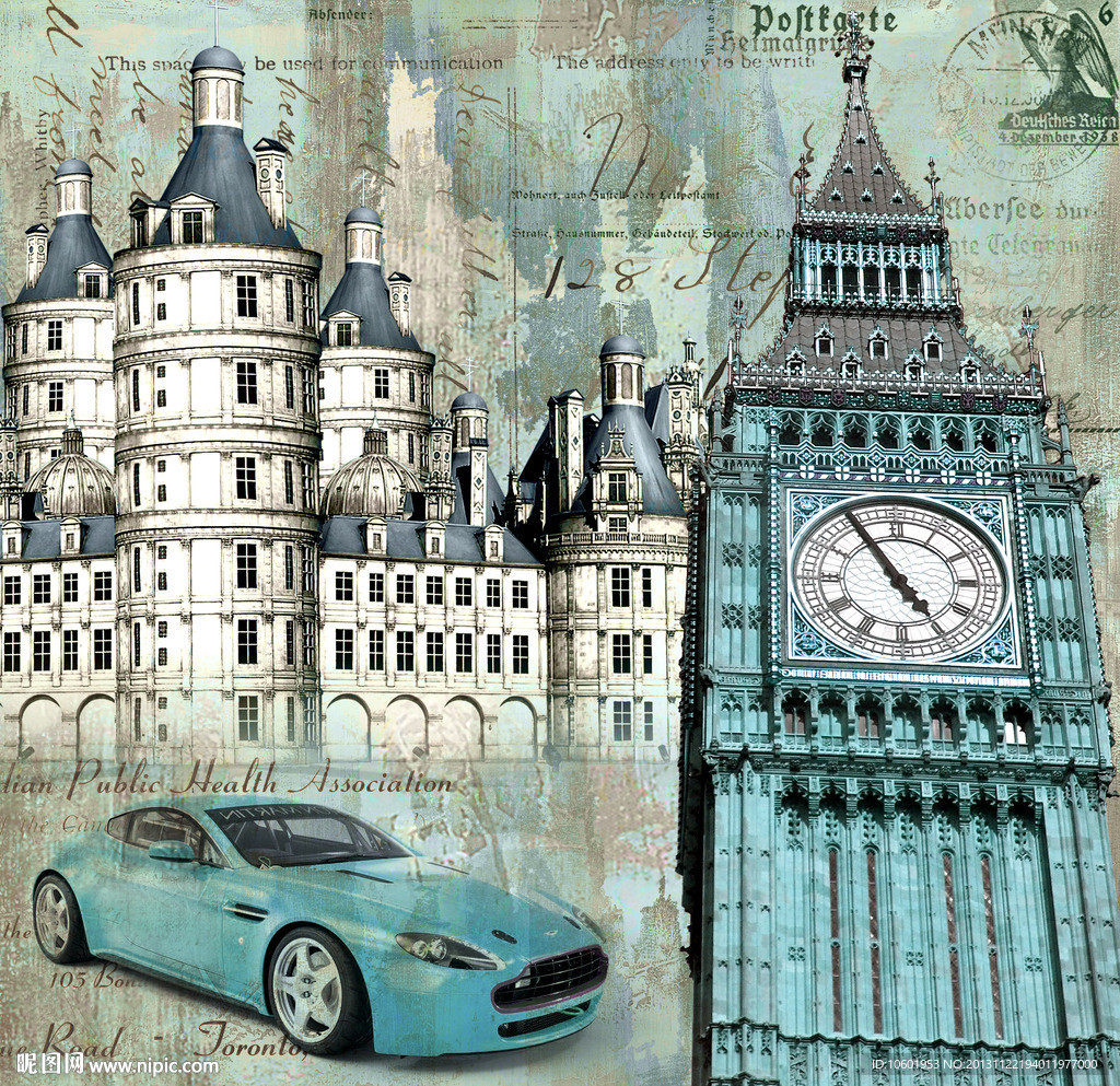 欧美风格油画 装饰画