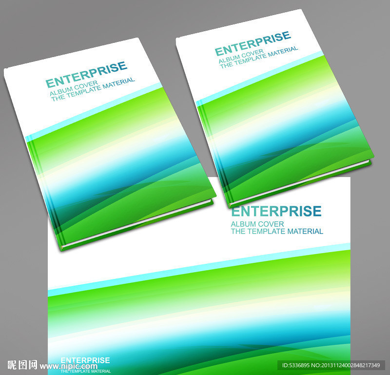 绿色 欧美 画册封面