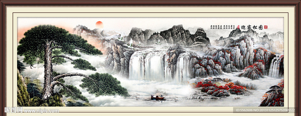 黄山迎客松