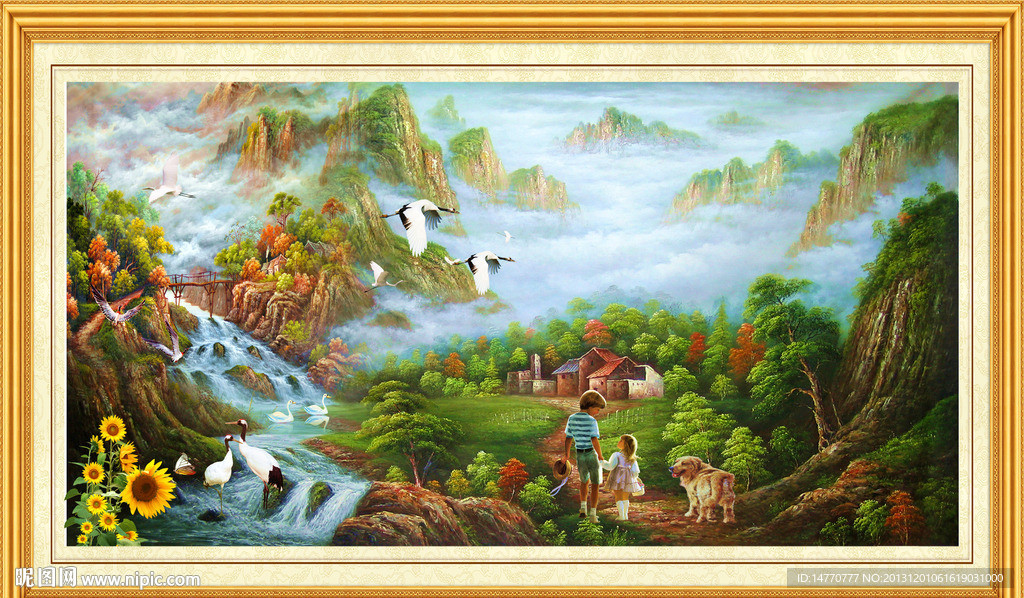 油画风景