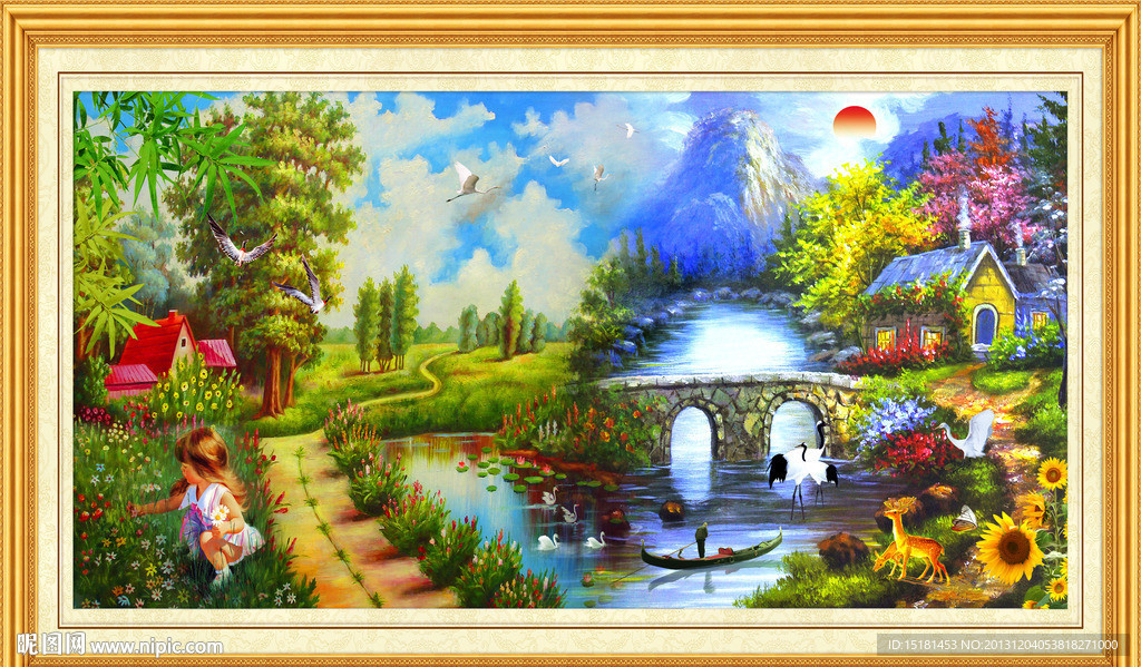 油画