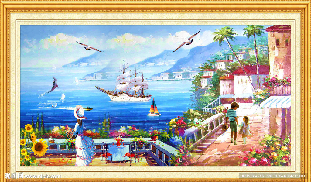 油画