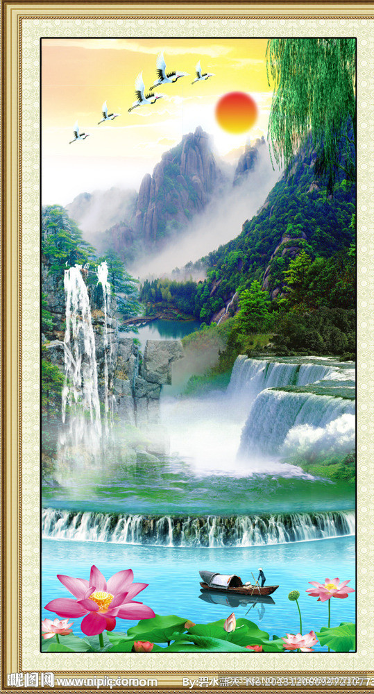 山水风景画