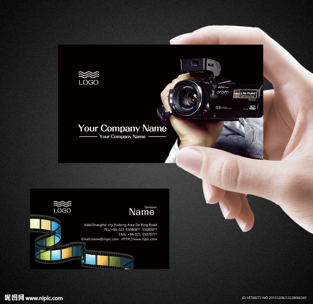 摄影名片