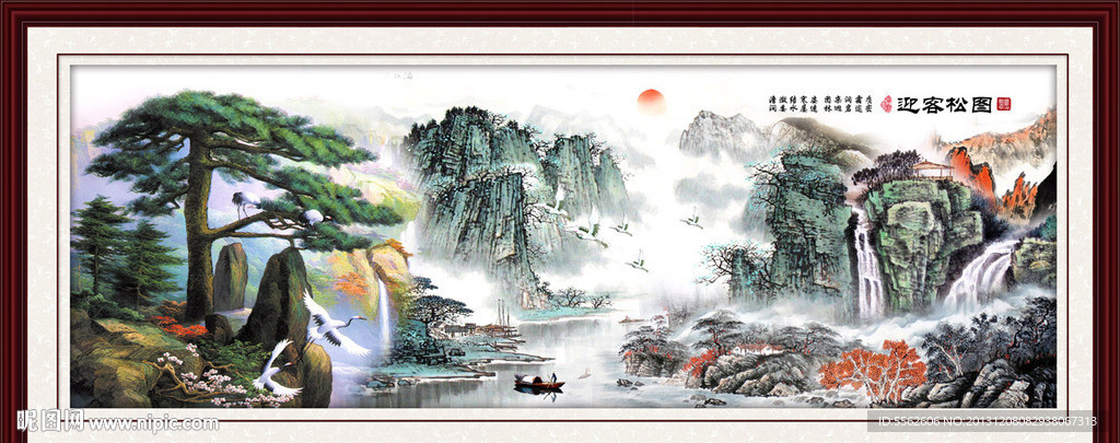 黄山迎客松