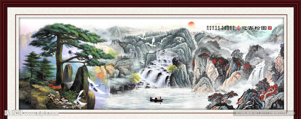 黄山迎客松