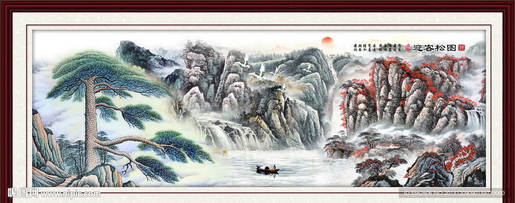 黄山迎客松