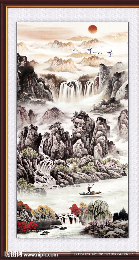 山水国画