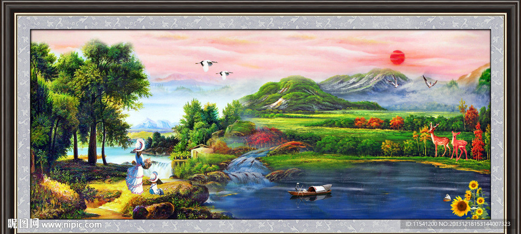 油画风景