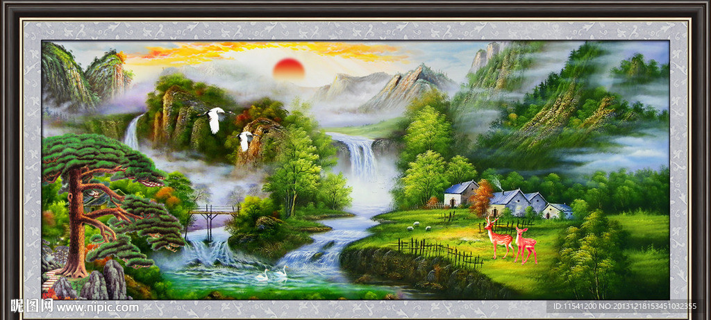 油画 聚宝盆油画