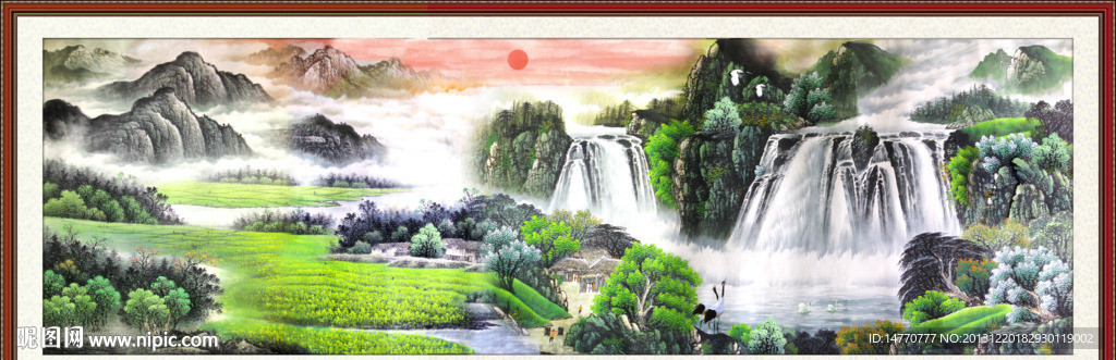国画山水